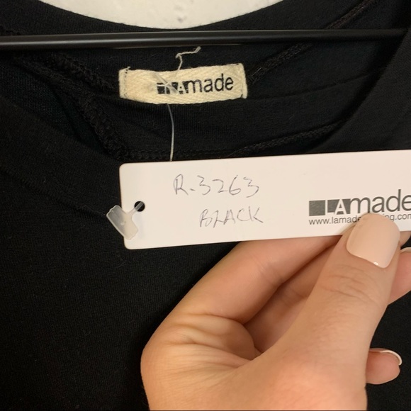 Revolve LAmade Salton Tank Dress Raven Size Small NWT - Picture 5 of 9